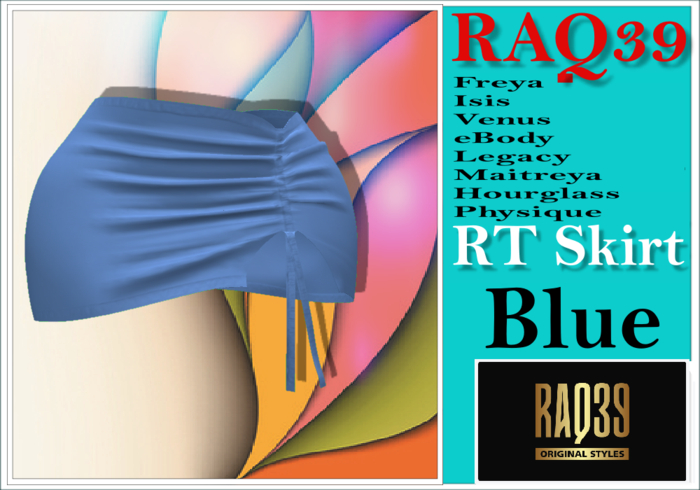 [R39] RT Skirt-Blue