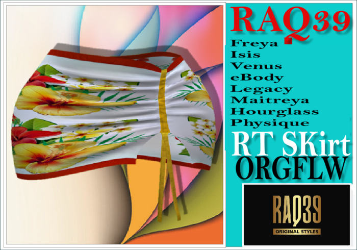 Second Life Marketplace - [R39] RT Skirt-ORGFLW