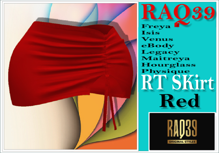 [R39] RT Skirt-Red