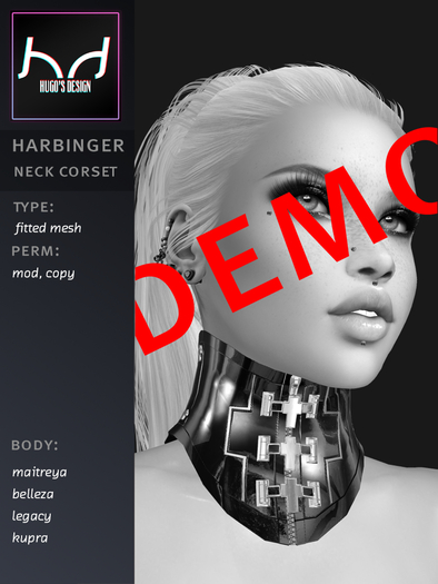 *HDM* Harbinger - [DEMO] neck corset