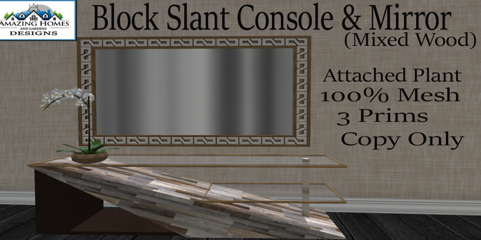 AH-BlockSlantConsole&Mirror-MixWoFPod