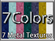 Zoy Texture [ Metal Texture 18 ] Seamless - 7 Colors