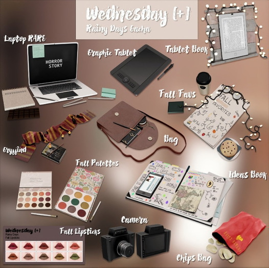 Wednesday[+] ~ Rainy Days - Fall Palettes - COMMON