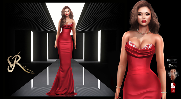 [RUNWAY] "GLAMOUR" DRESS .RUBY.