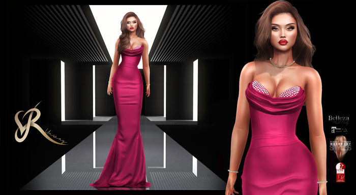 [RUNWAY] "GLAMOUR" DRESS .TOPAZ.