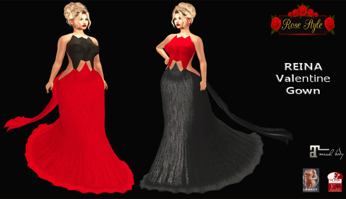 ROSE STYLE Reina Valentine Gown