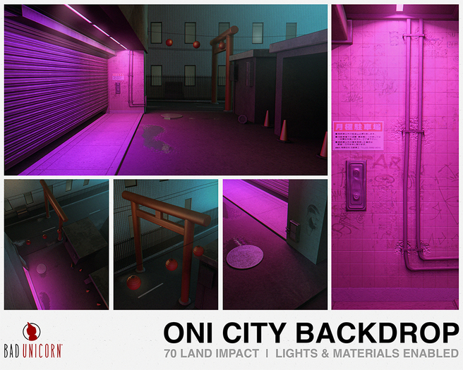 Oni City Backdrop