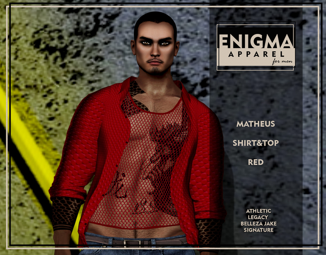 [EN] Matheus Shirt&Top Red