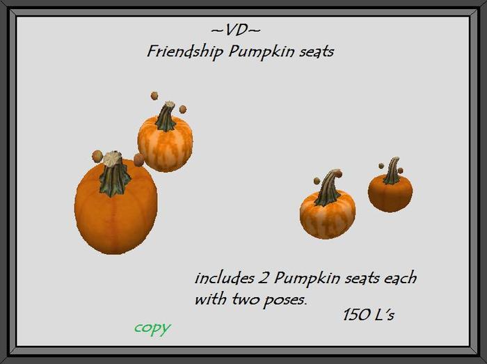 ~VD~ Friendship Pumpkin seats