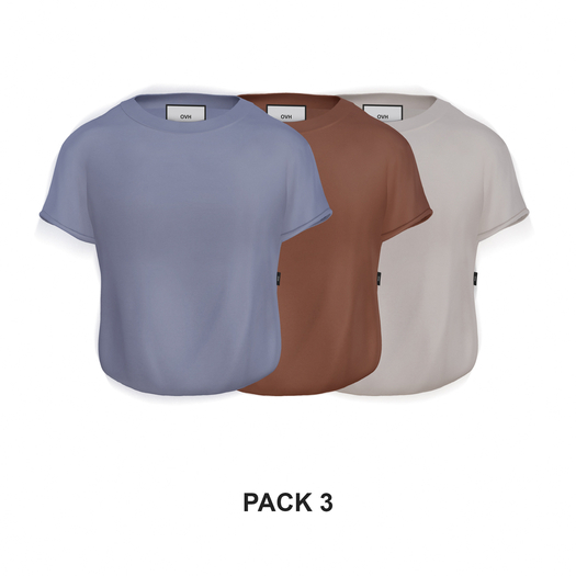 OVH . Roo T-Shirt . pack 3 . legacy