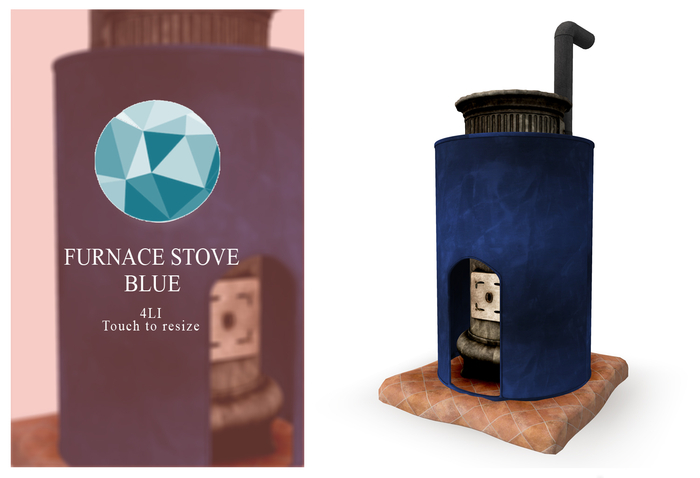 [Ciapapuer] Furnace Stove - Blue