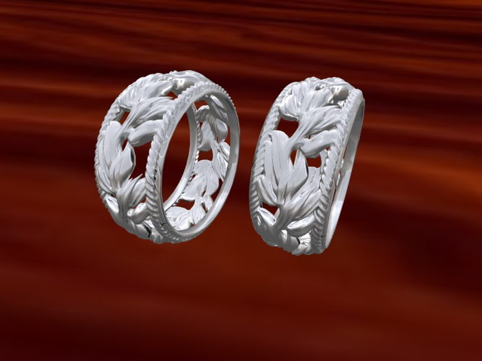 TM Polished Wheat Bracelets - Color Change - Resize - Brightness