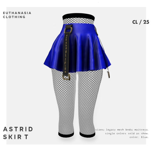 Euthanasia - Astrid Skirt Blue (add)