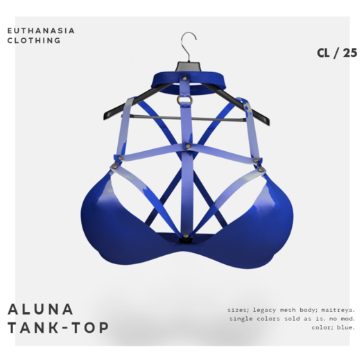 Euthanasia - Aluna Tanktop Blue (add)