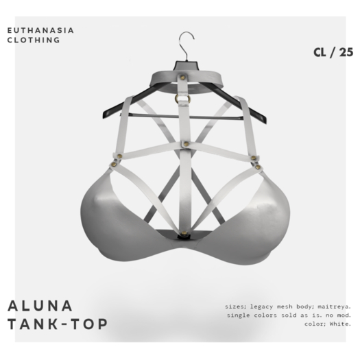 Euthanasia - Aluna Tanktop White (add)