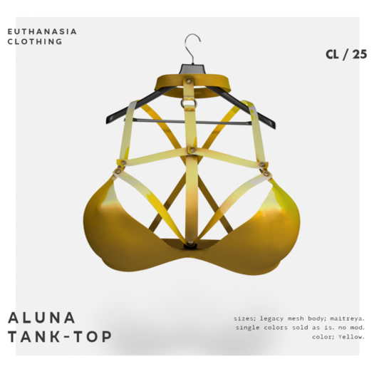 Euthanasia - Aluna Tanktop Yellow (add)
