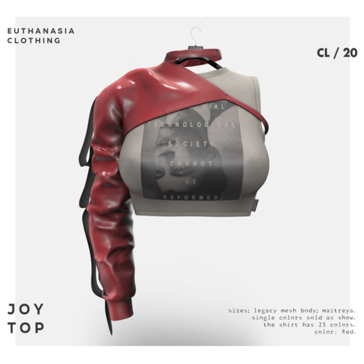 Euthanasia - Joy Tank Red (add)