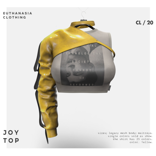Euthanasia - Joy Tank Yellow (add)