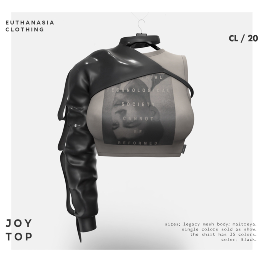 Euthanasia - Joy Tank Black (add)