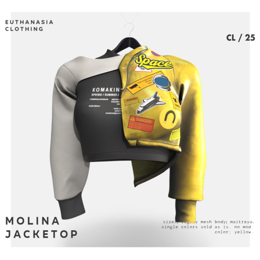 Euthanasia - Molina Jacketop Yellow (add)