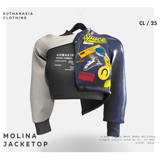 Euthanasia - Molina Jacketop Blue (add)