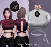 DEAD DOLL - Adele Top - Grey