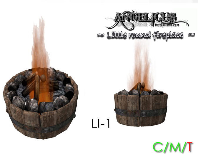 ::ANGELICUS:: Little round fireplace