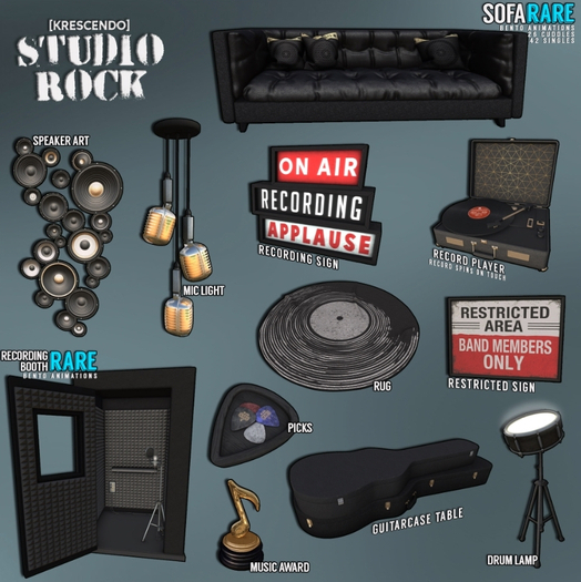 [Kres] Studio Rock - Sofa - RARE