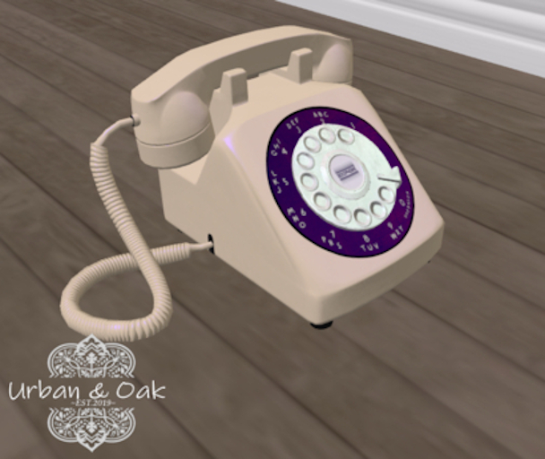 {U&O} Retro Phone Beige