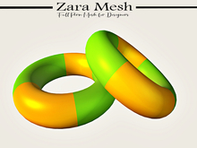 Zara Mesh - Beach - Ring Floater Bicolor - FULL PERM MESH