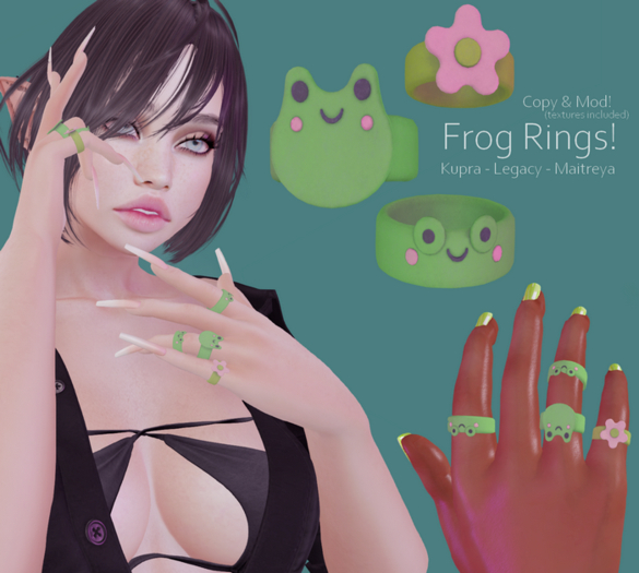 Frog Rings [Legacy / Kupra / Maitreya / Belleza F]