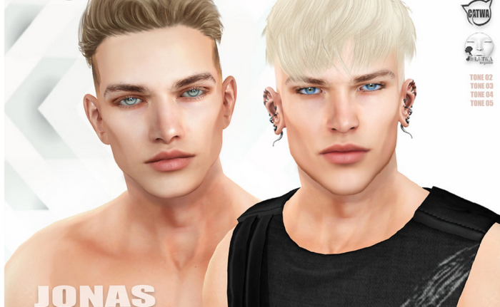 BOM Catwa Jonas Body and head (Tone 5) brows and no brows