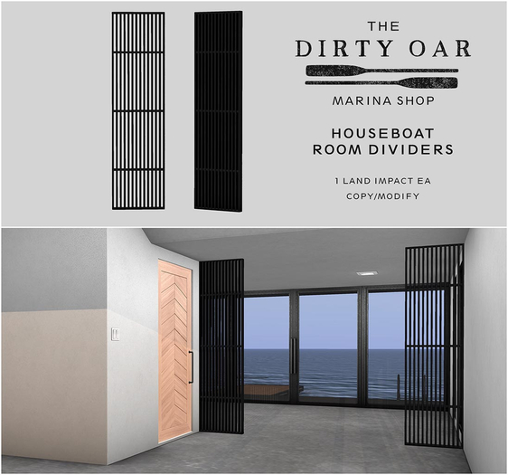The Dirty Oar - Divider Screen