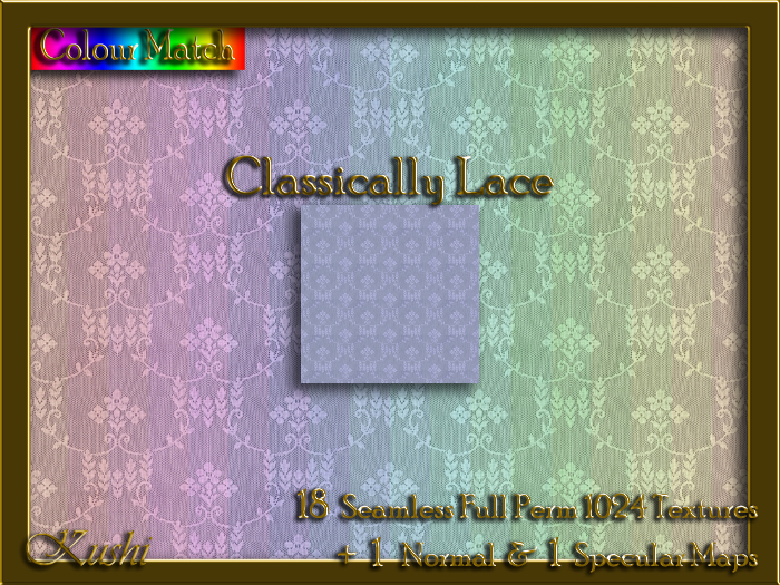Classically Lace Seamless Texture Set