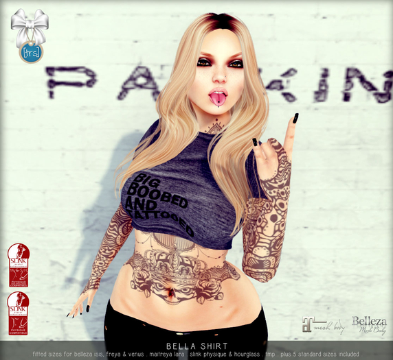 [trs] Bella Shirt . Patterns Pack