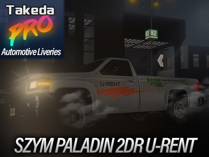 Takeda PRO Auto Livery - SZYM Paladin U-Rent