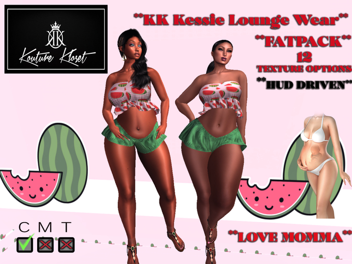 *KK Kessie Lounge Wear  Fatpack Love Momma BOXED (ADD ME)