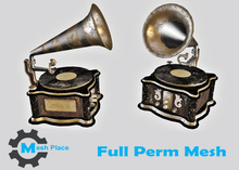 Mesh Place - Vintage Gramophone - Full Perm Mesh