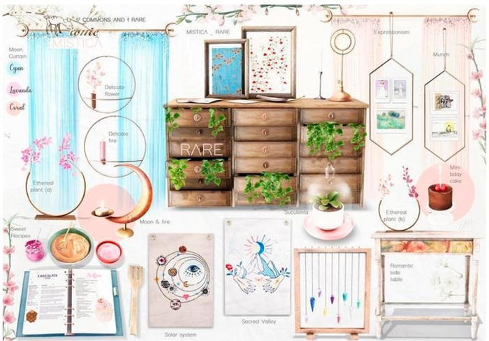ionic : Romantic side table