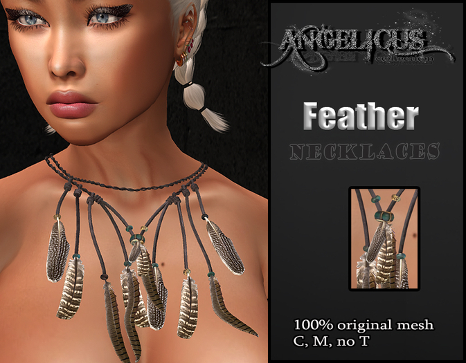 ::ANGELICUS::  Feather Necklace