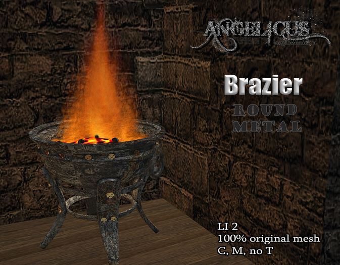 ::ANGELICUS:: Brazier  metal round