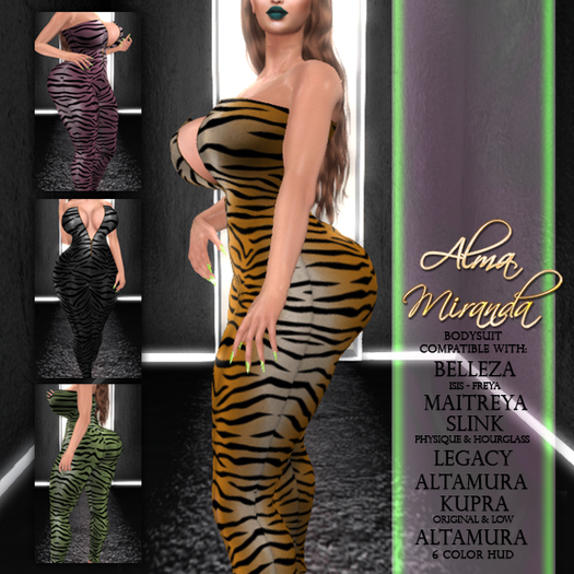 .: AlmaMiranda :. Tiger Stripes ~ Bodysuit