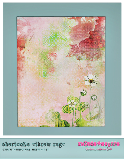 things&stuffs [shortcake throw rug] 