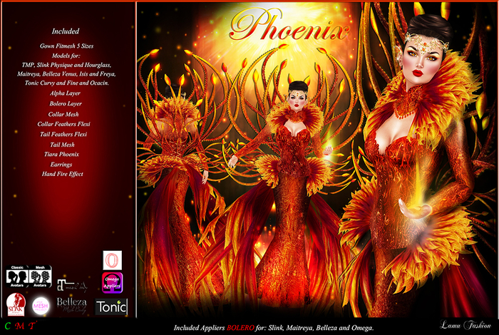 -Lamu Fashion-Gown *Phoenix*