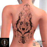 WL-Ancient Wolf BOM Tattoo