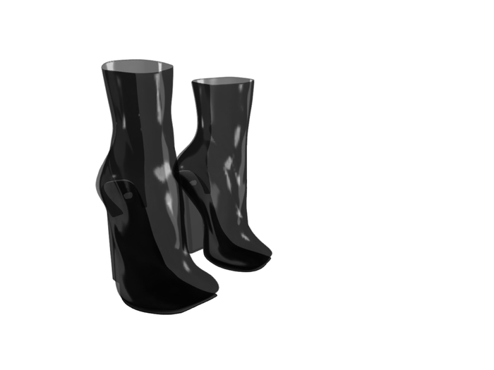 // SEUL\\Lucite Bootie - Onyx