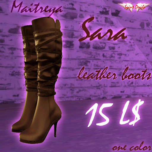 [SD]Sara  boots ( Brown)Maitreya