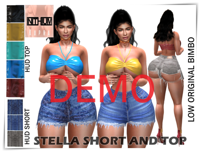 .::SWEET::. STELLA SHORT AND TOP INITHIUM KUPRA DEMO {Add Me}