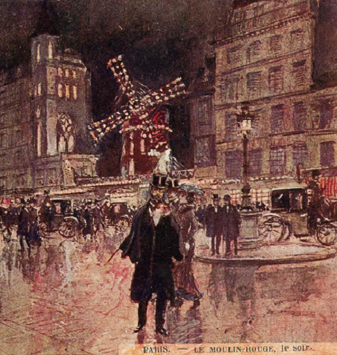 Moulin Rouge at Night, Stein