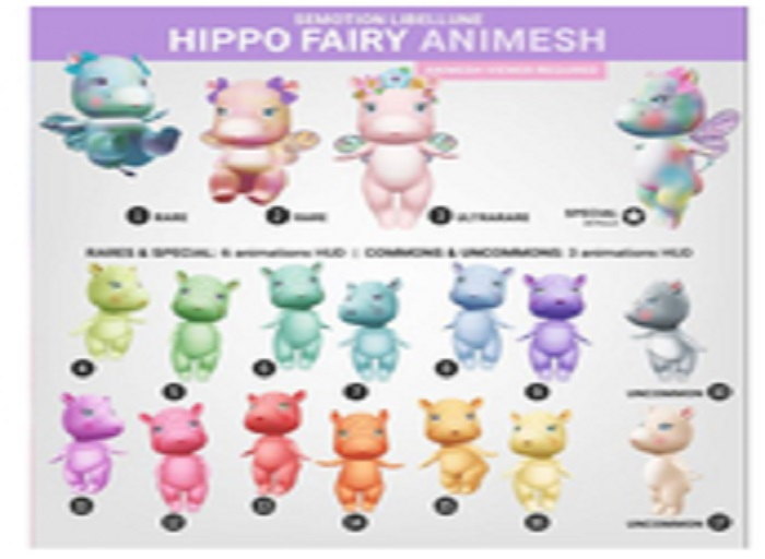 SEmotion Libellune Hippo Fairy Animesh #6